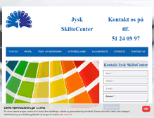 Tablet Screenshot of jyskskilte.dk